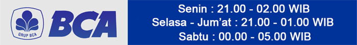 jadwal bank offline bca